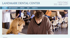 Desktop Screenshot of landmarkdentalcenter.com